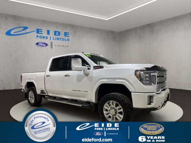 2021 Summit White GMC Sierra 2500HD Denali 4X4 Truck