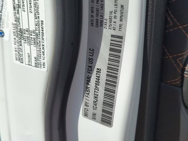 2023 Bright White Clearcoat Jeep Grand Cherokee L Summit 4X4 SUV