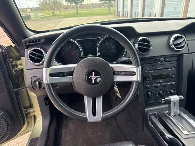 2006 Light Green Ford Mustang V6 RWD Convertible