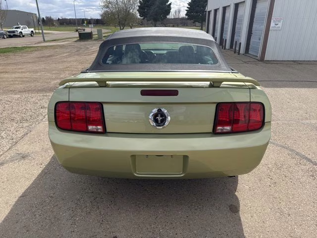 2006 Light Green Ford Mustang V6 RWD Convertible