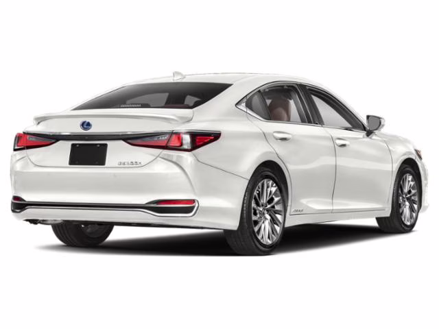 2022 White Pearl Lexus ES 300h Luxury FWD Sedan