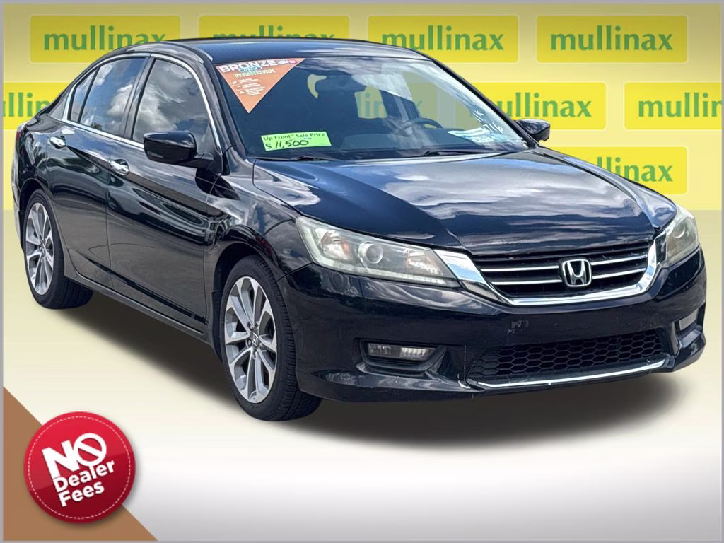 2015 Crystal Black Pearl Honda Accord Sport FWD Sedan