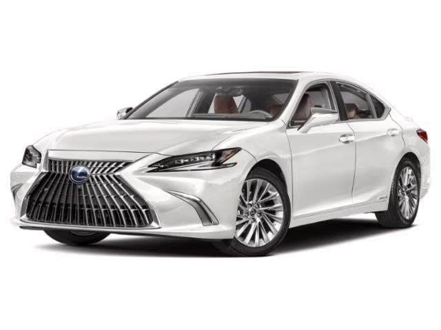 2022 White Pearl Lexus ES 300h Luxury FWD Sedan