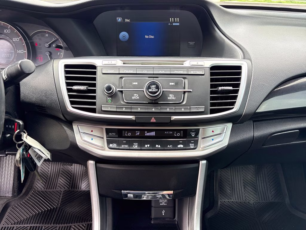 2015 Crystal Black Pearl Honda Accord Sport FWD Sedan