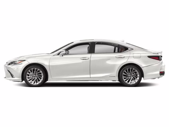 2022 White Pearl Lexus ES 300h Luxury FWD Sedan