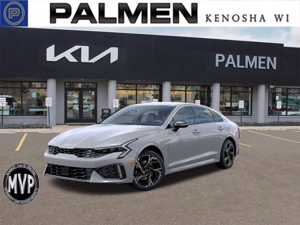 2026 Wolf Gray Kia K5 GT-Line AWD Sedan