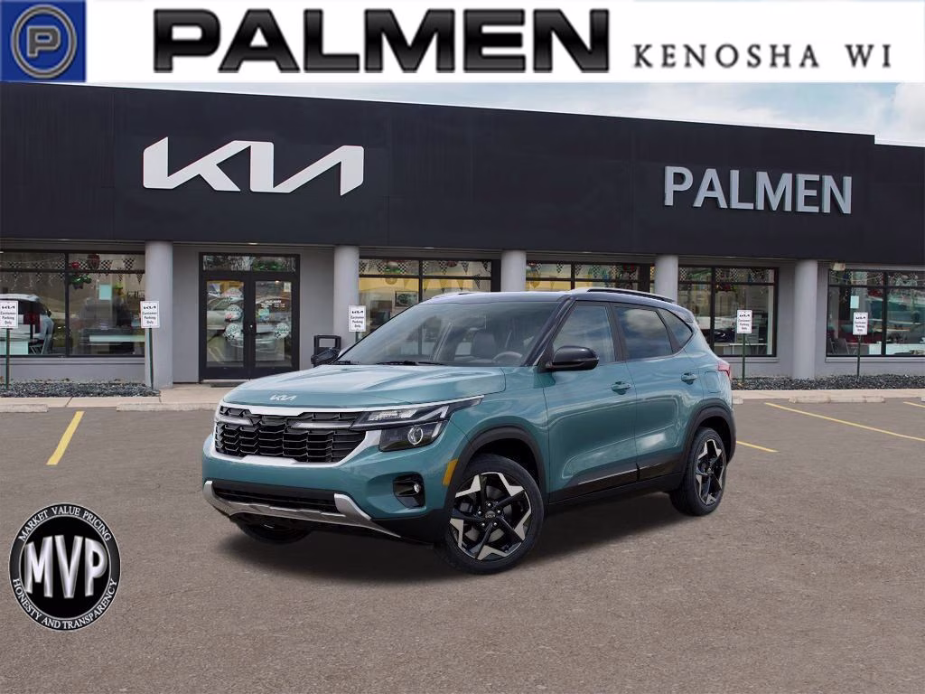 2026 Pluton Blue/Black Roof Kia Seltos S AWD SUV
