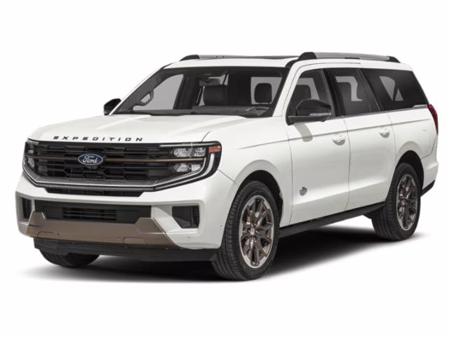 2025 White Metallic Ford Expedition Max King Ranch 4X4 SUV