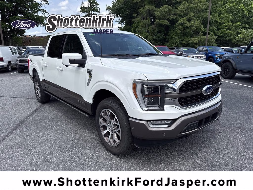 2023 Star White Metallic Tri-Coat Ford F-150 King Ranch 4X4 Truck