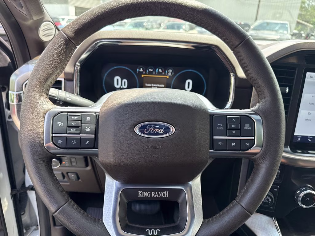 2023 Star White Metallic Tri-Coat Ford F-150 King Ranch 4X4 Truck