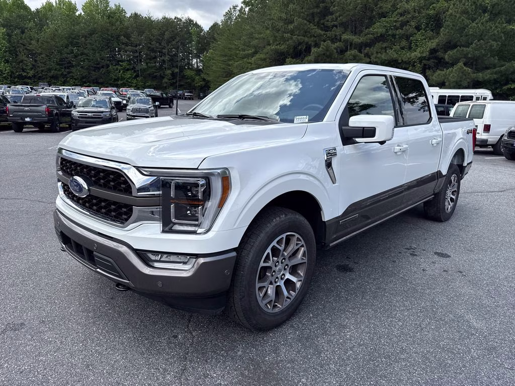 2023 Star White Metallic Tri-Coat Ford F-150 King Ranch 4X4 Truck