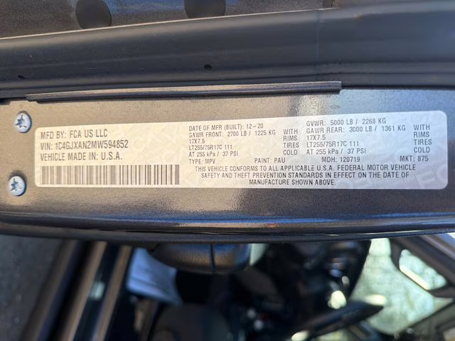 2021 Granite Crystal Metallic Clearcoat Jeep Wrangler Willys Sport 4X4 SUV