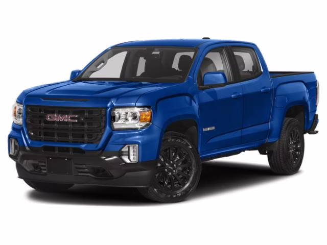 2021 Blue Metallic GMC Canyon Elevation 4X4 Truck