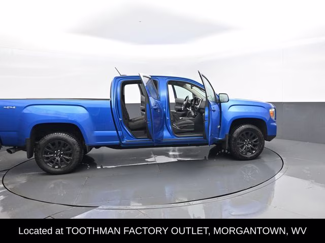 2021 Blue Metallic GMC Canyon Elevation 4X4 Truck