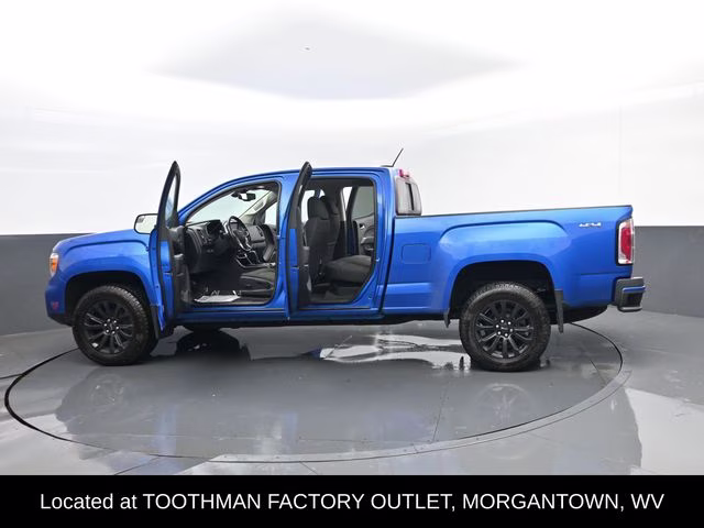 2021 Blue Metallic GMC Canyon Elevation 4X4 Truck