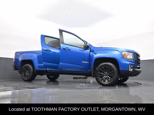 2021 Blue Metallic GMC Canyon Elevation 4X4 Truck