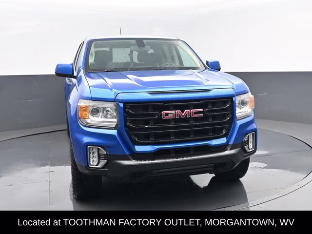 2021 Blue Metallic GMC Canyon Elevation 4X4 Truck