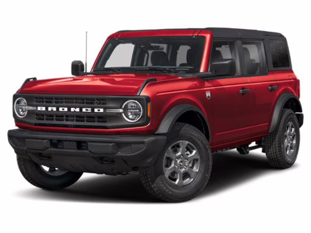 2026 Ruby Red Metallic Tinted Clearcoat Ford Bronco Big Bend 4X4 Convertible