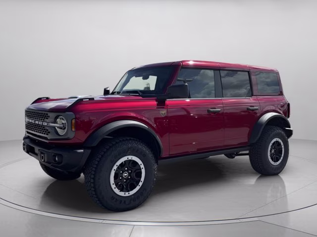 2026 Ruby Red Metallic Tinted Clearcoat Ford Bronco Badlands 4X4 Convertible