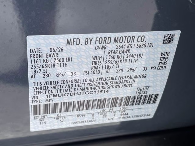2026 Vapor Blue Metallic Ford Explorer Active RWD SUV