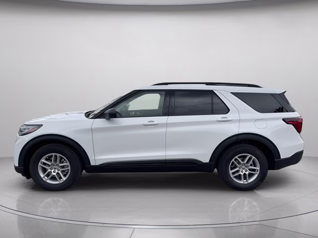 2026 Star White Metallic Tri-Coat Ford Explorer Active RWD SUV
