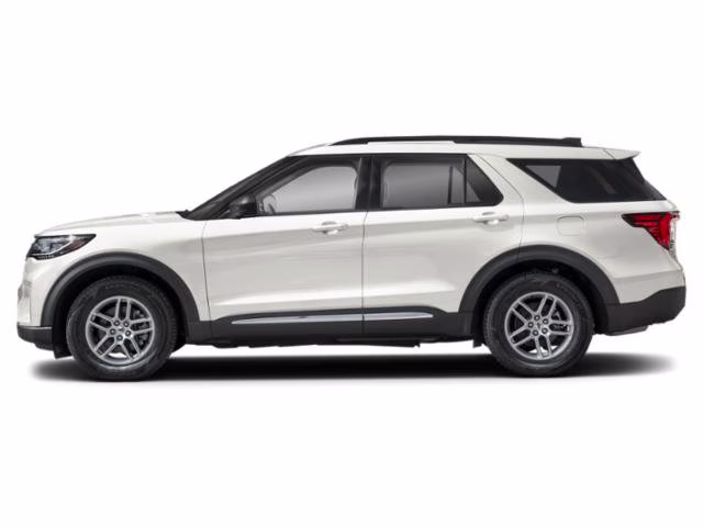2026 Star White Metallic Tri-Coat Ford Explorer Active w/200A Pkg RWD SUV