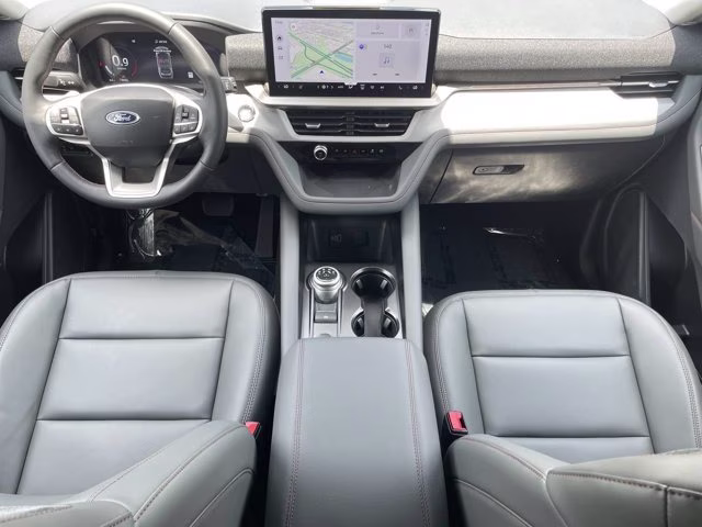 2026 Star White Metallic Tri-Coat Ford Explorer Active RWD SUV