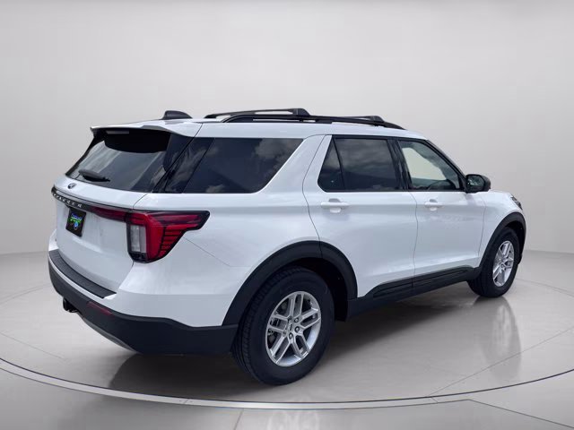2026 Star White Metallic Tri-Coat Ford Explorer Active RWD SUV