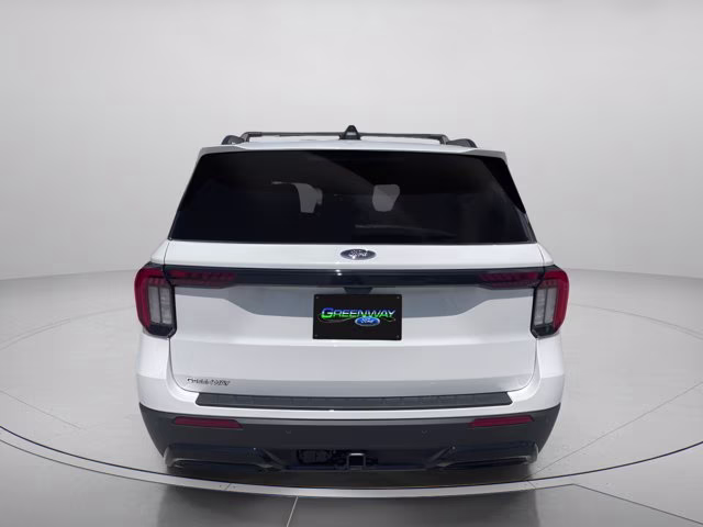 2026 Star White Metallic Tri-Coat Ford Explorer ST-Line RWD SUV