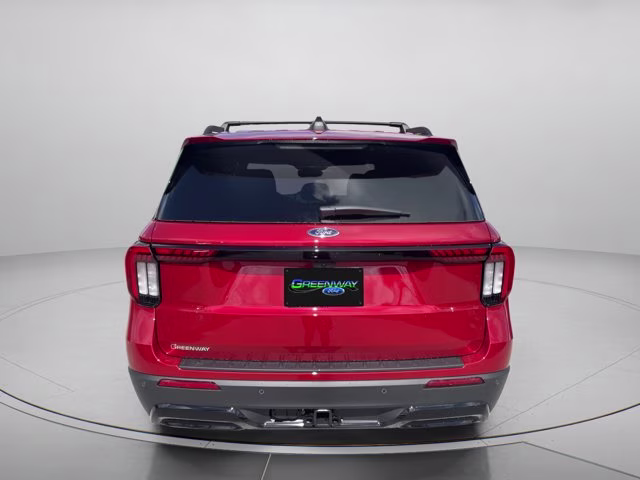 2026 Rapid Red Metallic Tinted Clearcoat Ford Explorer ST-Line RWD SUV