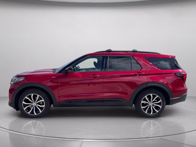 2026 Rapid Red Metallic Tinted Clearcoat Ford Explorer ST-Line RWD SUV
