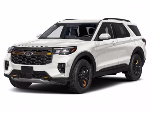2026 Star White Metallic Tri-Coat Ford Explorer Tremor 4X4 SUV