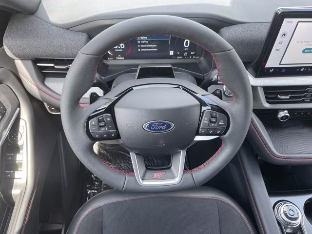 2026 Star White Metallic Tri-Coat Ford Explorer ST 4X4 SUV