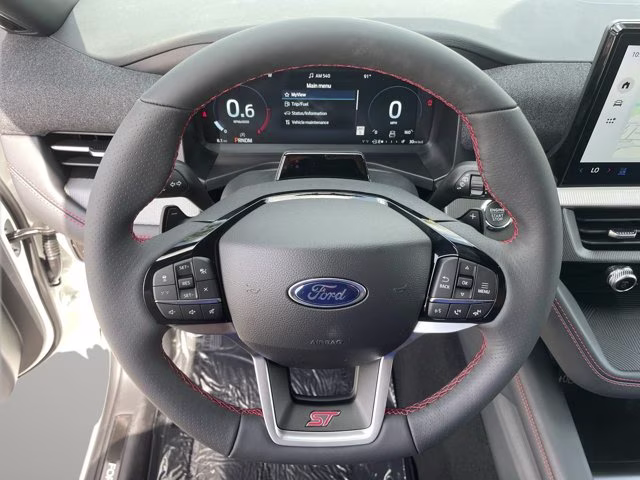 2026 Star White Metallic Tri-Coat Ford Explorer ST 4X4 SUV