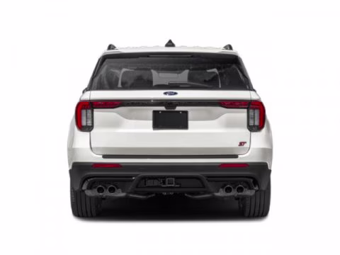 2026 Star White Metallic Tri-Coat Ford Explorer ST 4X4 SUV