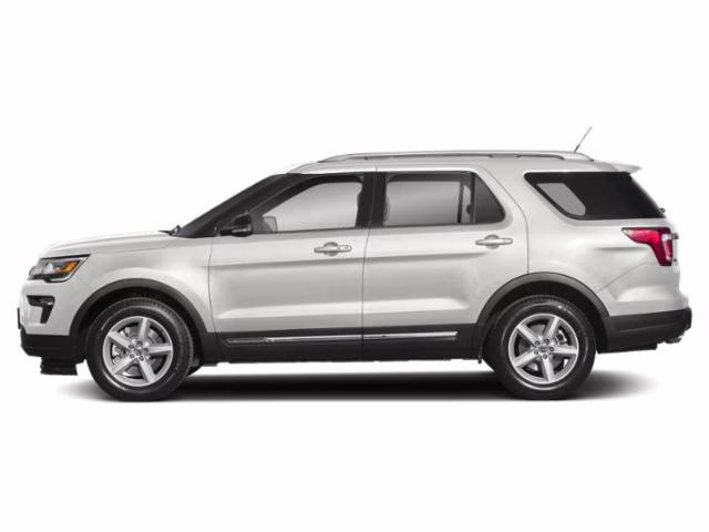 2018 Oxford White Ford Explorer XLT 4X4 SUV