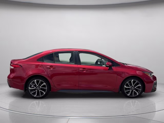 2021 Barcelona Red Metallic Toyota Corolla SE FWD Sedan