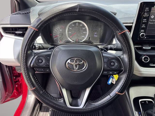 2021 Barcelona Red Metallic Toyota Corolla SE FWD Sedan