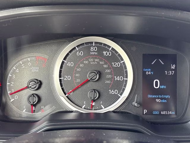 2021 Barcelona Red Metallic Toyota Corolla SE FWD Sedan