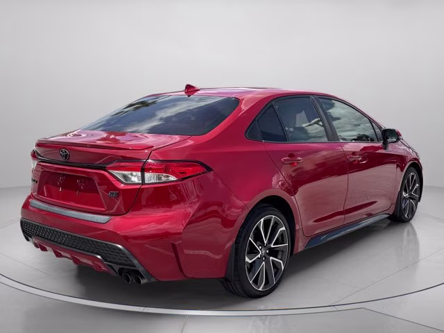 2021 Barcelona Red Metallic Toyota Corolla SE FWD Sedan