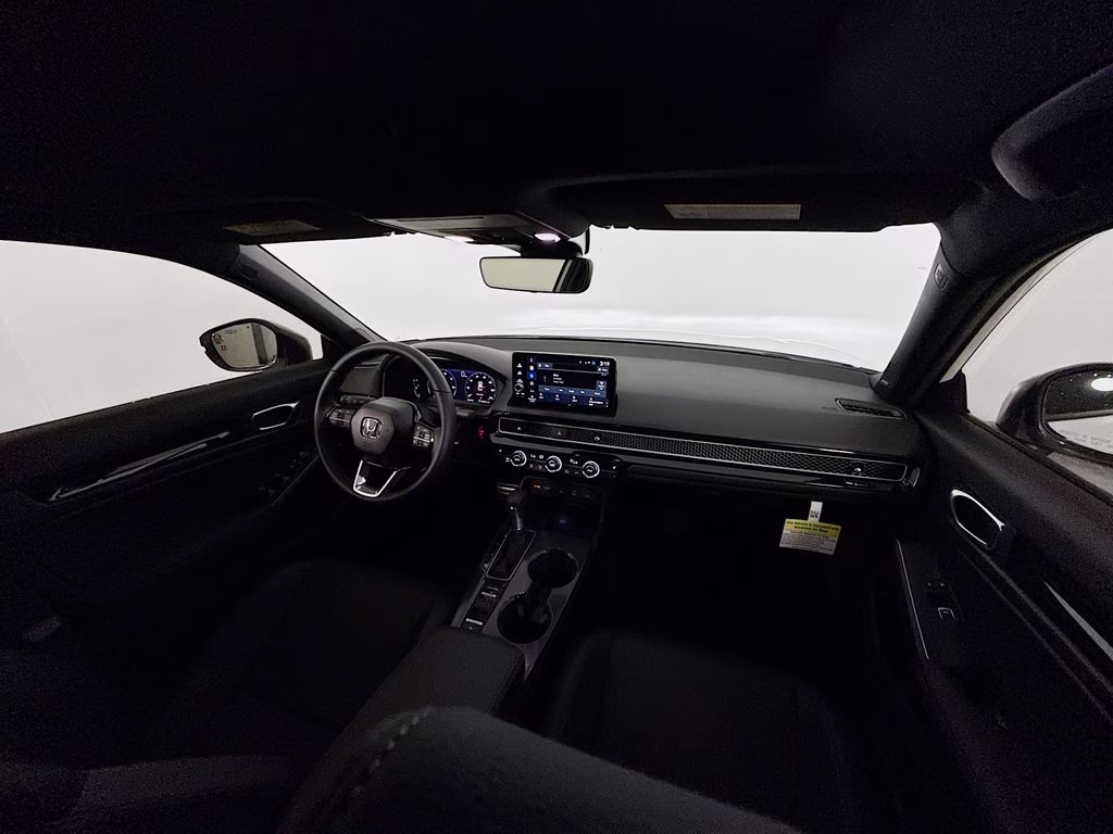 2025 Platinum White Pearl Honda Civic Hybrid Sport Touring FWD Sedan