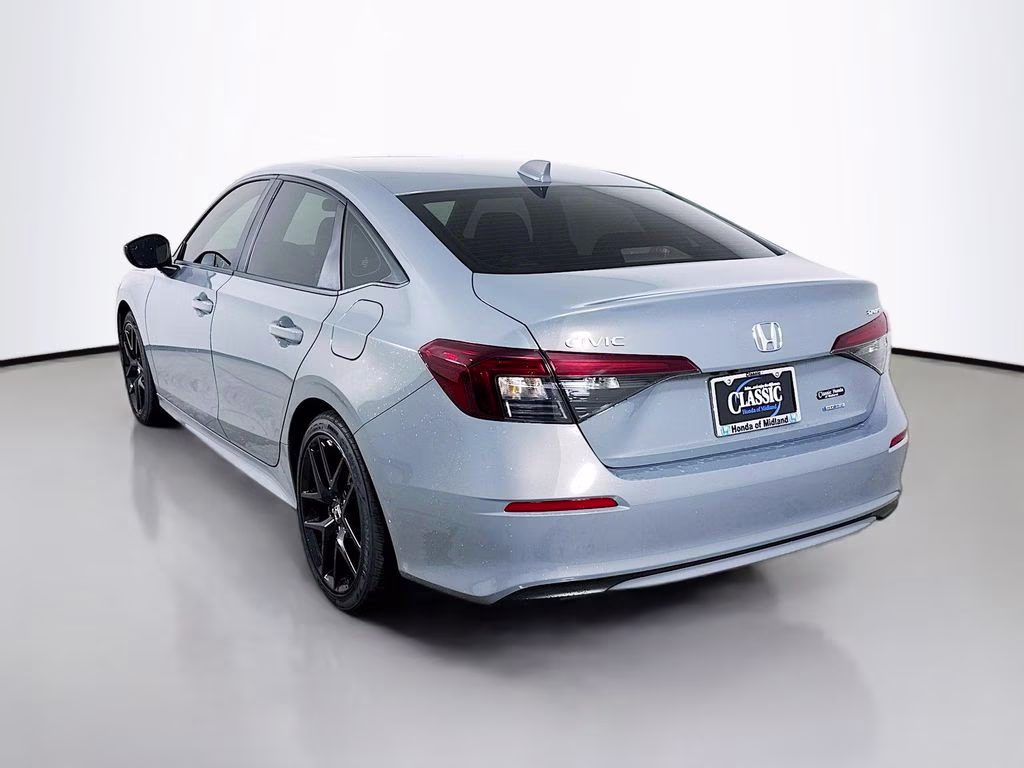 2025 Urban Gray Pearl Honda Civic Hybrid Sport FWD Sedan