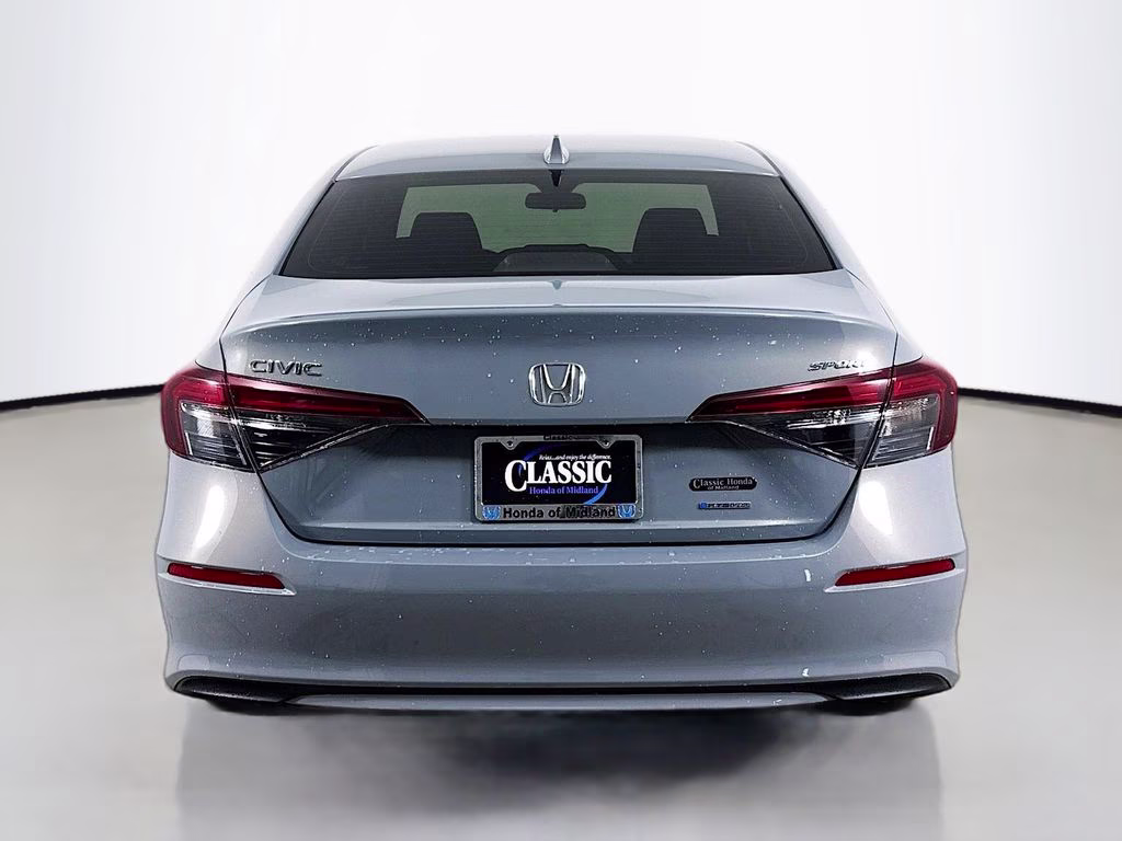 2025 Urban Gray Pearl Honda Civic Hybrid Sport FWD Sedan