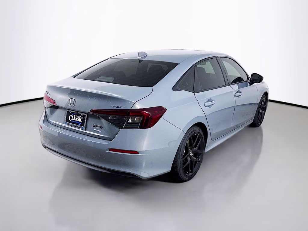 2025 Urban Gray Pearl Honda Civic Hybrid Sport FWD Sedan