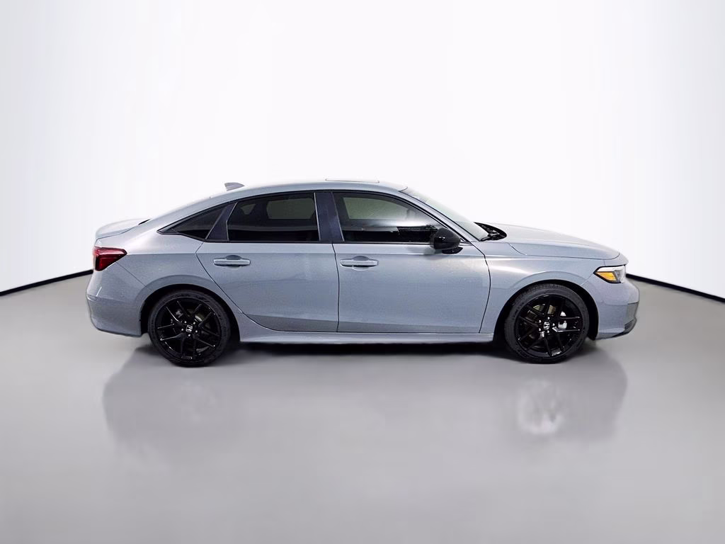 2025 Urban Gray Pearl Honda Civic Hybrid Sport FWD Sedan