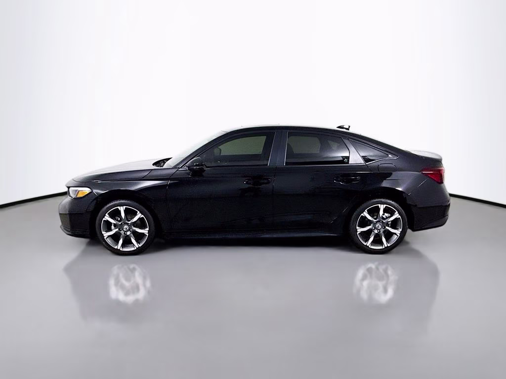 2025 Crystal Black Pearl Honda Civic Hybrid Sport Touring FWD Sedan
