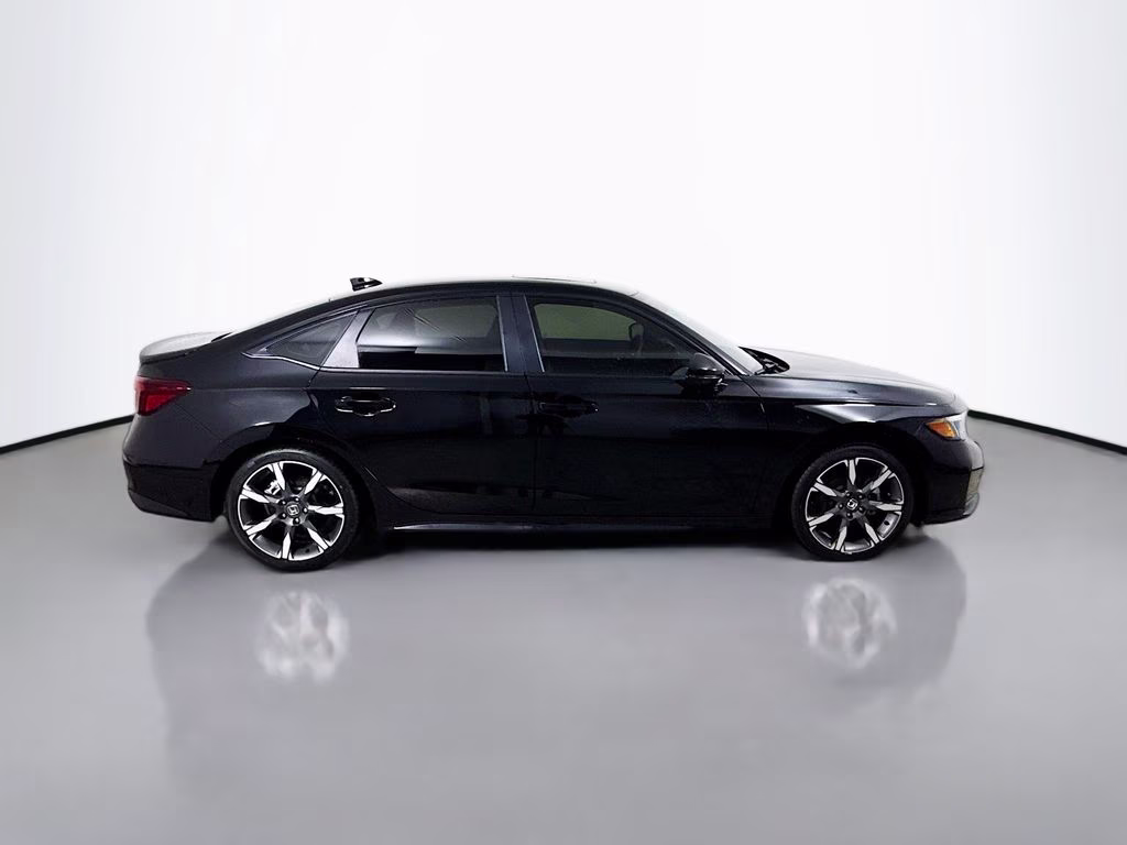 2025 Crystal Black Pearl Honda Civic Hybrid Sport Touring FWD Sedan