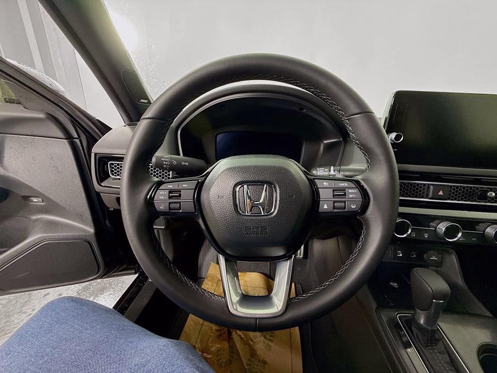 2025 Crystal Black Pearl Honda Civic Hybrid Sport Touring FWD Sedan
