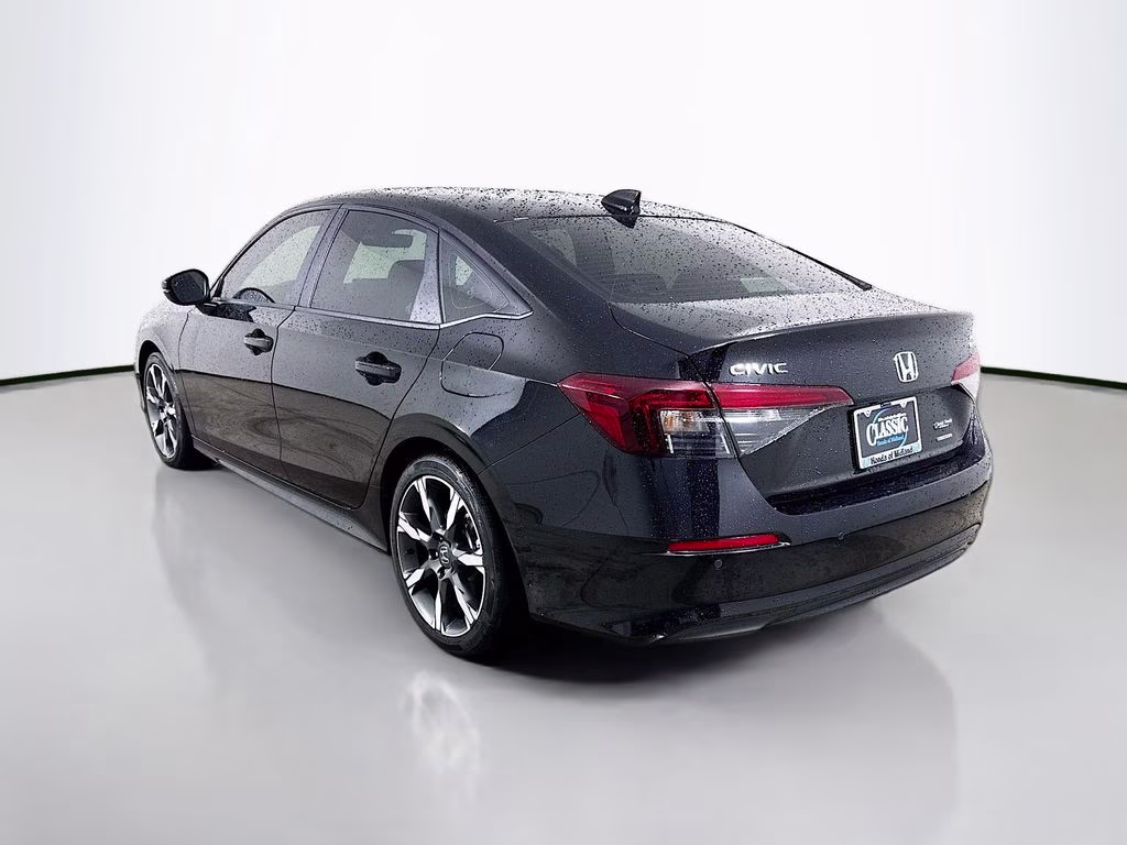 2025 Crystal Black Pearl Honda Civic Hybrid Sport Touring FWD Sedan