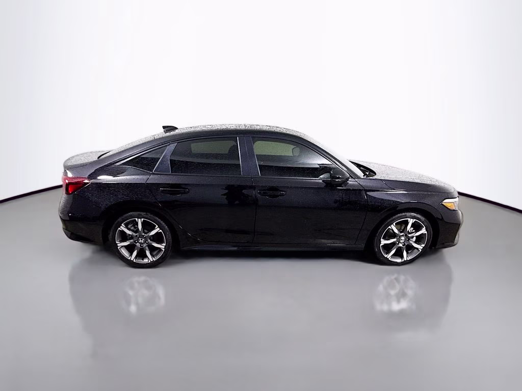 2025 Crystal Black Pearl Honda Civic Hybrid Sport Touring FWD Sedan